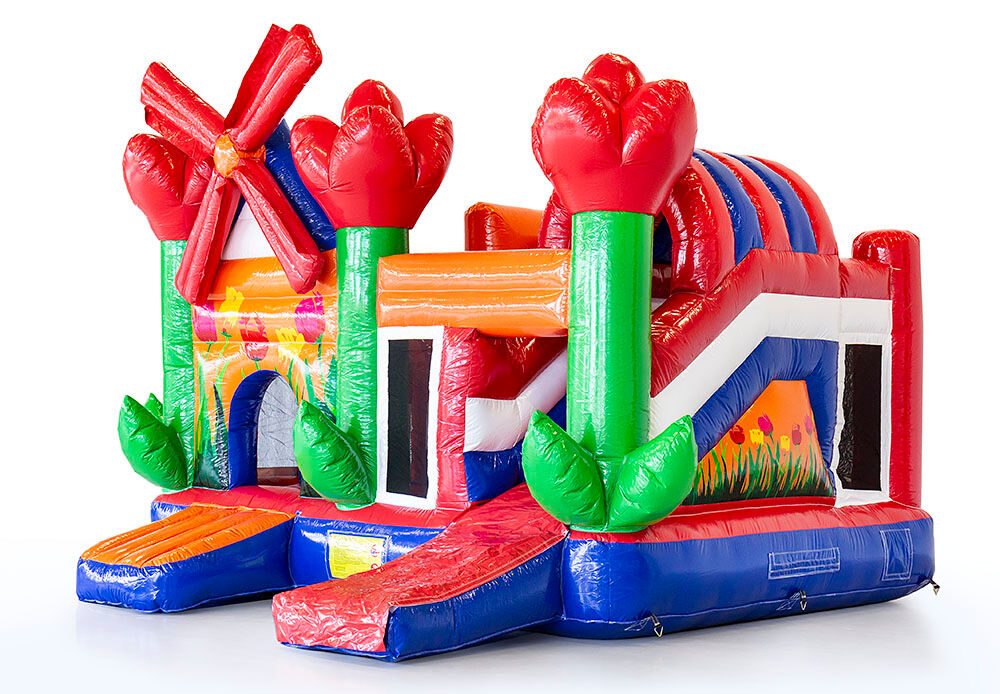 Châteaux gonflables Multiplay Holland personnalisés sur mesure fabriqués chez JB Gonflables France. Achetez maintenant en ligne des châteaux gonflables promotionnels de toutes formes et tailles chez JB Gonflables France